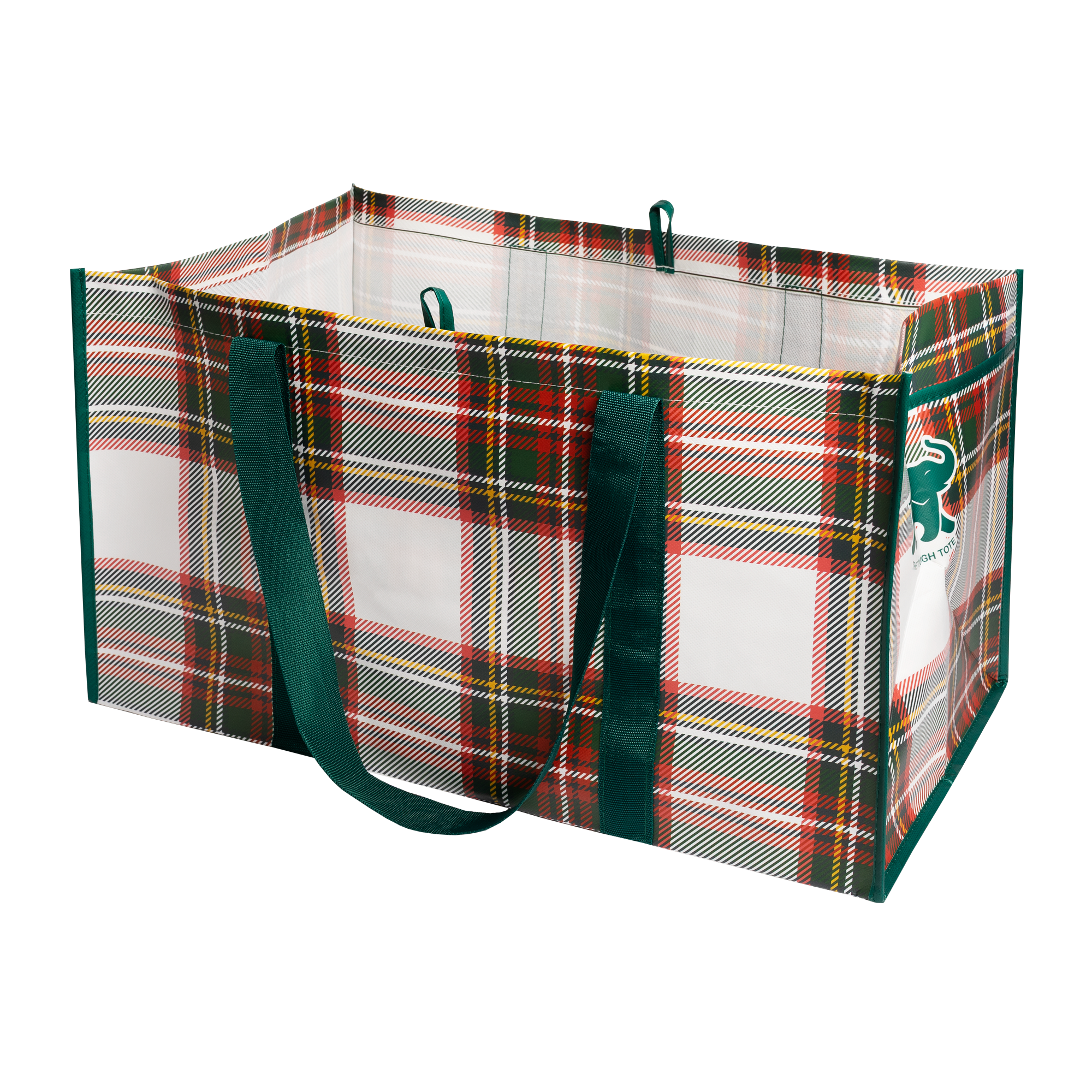 THE TOUGH TOTE Large Utility Tote Tartan Plaid