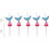 Thumbnail: priabella Birthday Candle Mermaid Tails - Set of 5