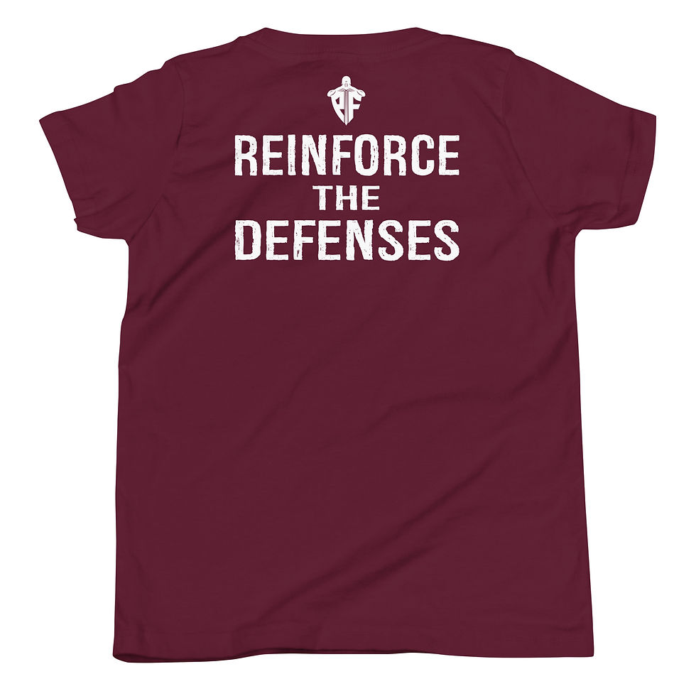 Thumbnail: Youth T-Shirt - Reinforce The Defenses