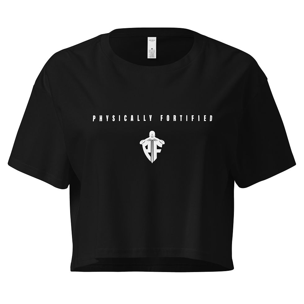Thumbnail: Women’s Physically Fortified Minimalist Crop Tee