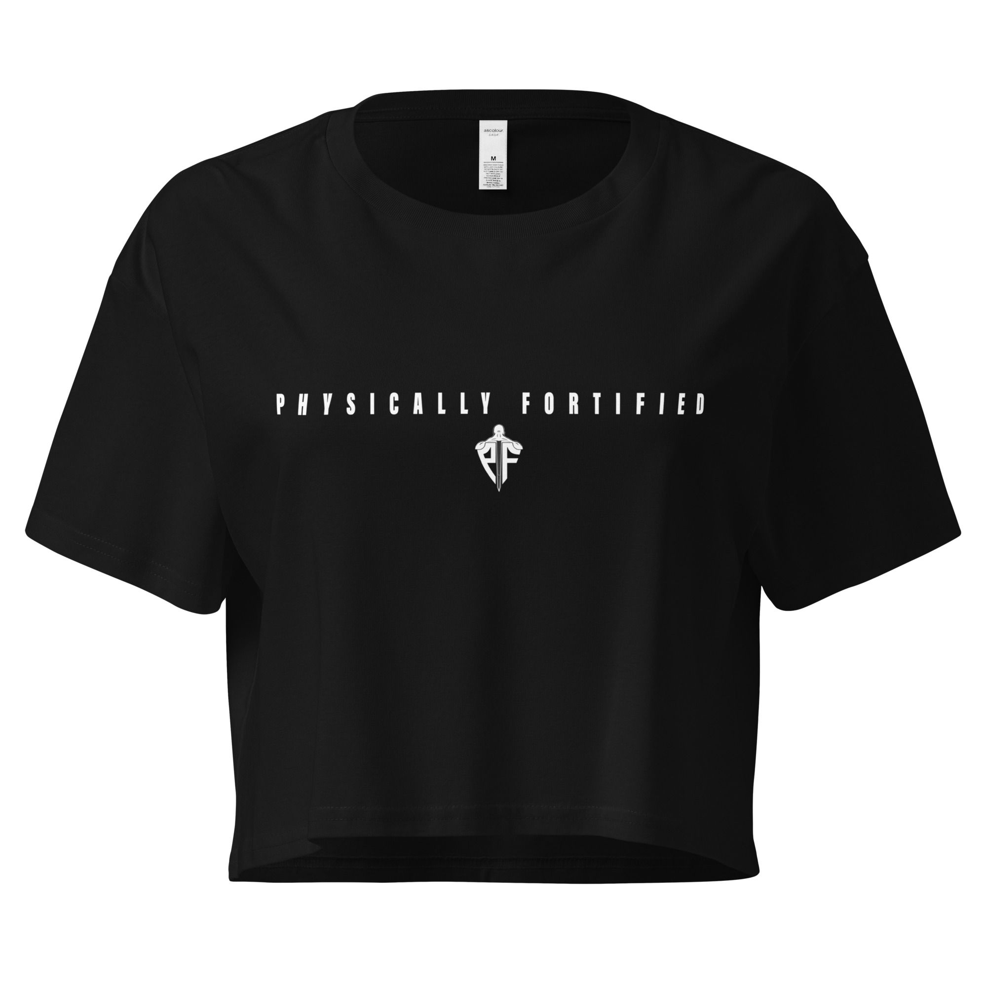 Women’s Physically Fortified Minimalist Crop Tee