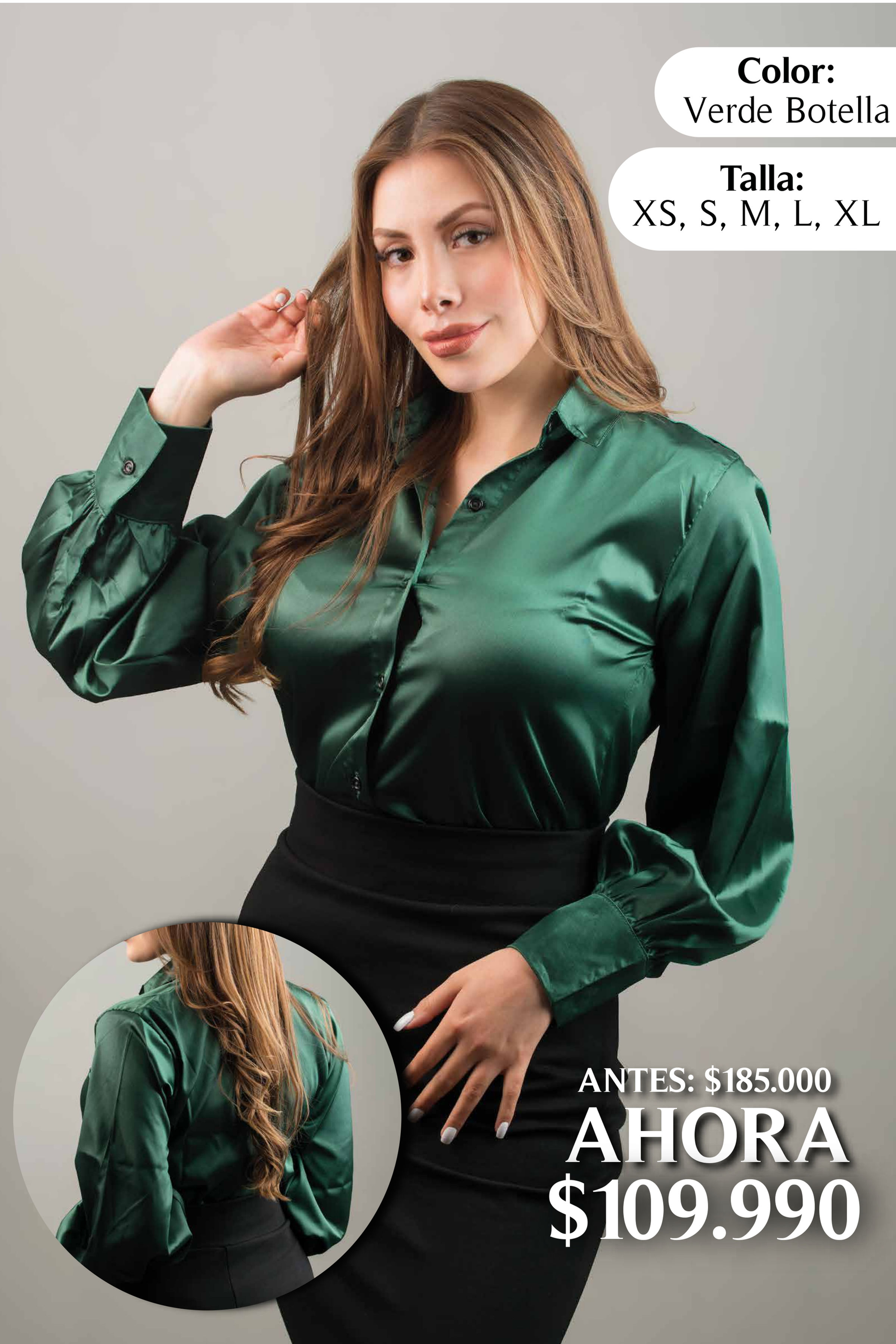 Camisa Elegante de Manga Globo