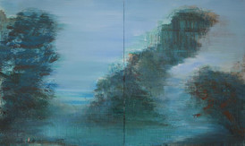 Abend ,120x200cm,Acryl auf Leinwand.