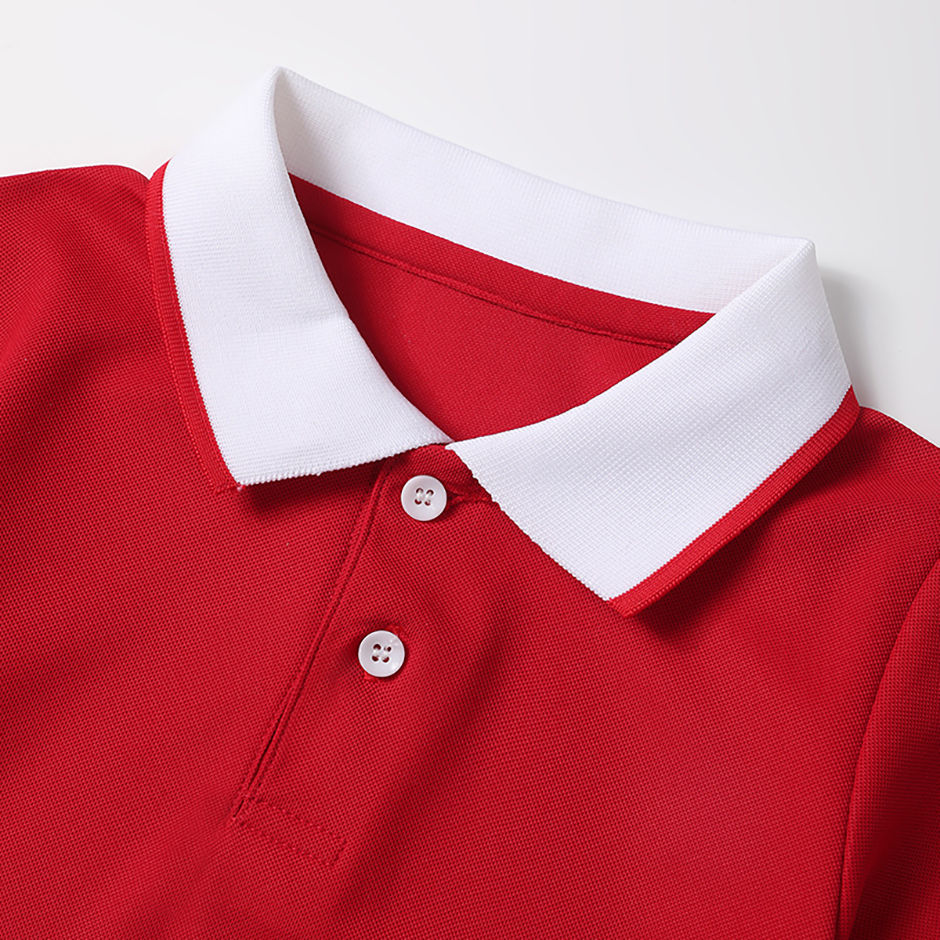 Thumbnail: Kids Color Block Polo Shirt