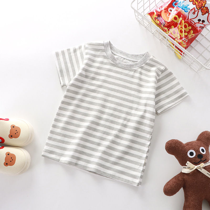 Thumbnail: Kids Striped Cotton T-Shirt