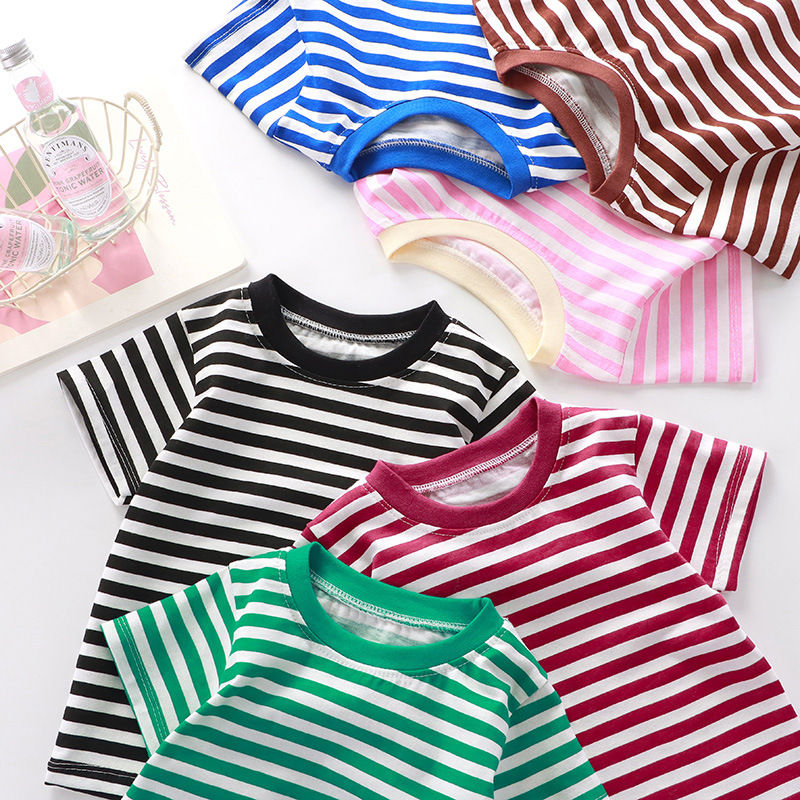 Kids Striped Cotton T-Shirt