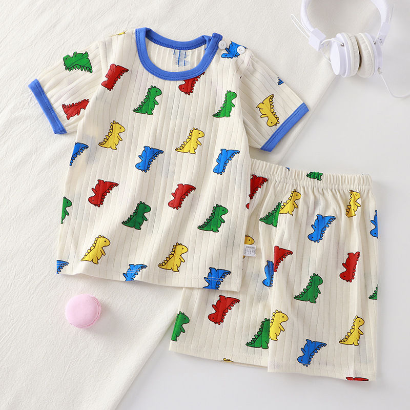 Thumbnail: 2PCS Children Clothing Set Child T-shirt Suit Summer Cotton New Girls Shorts Clo