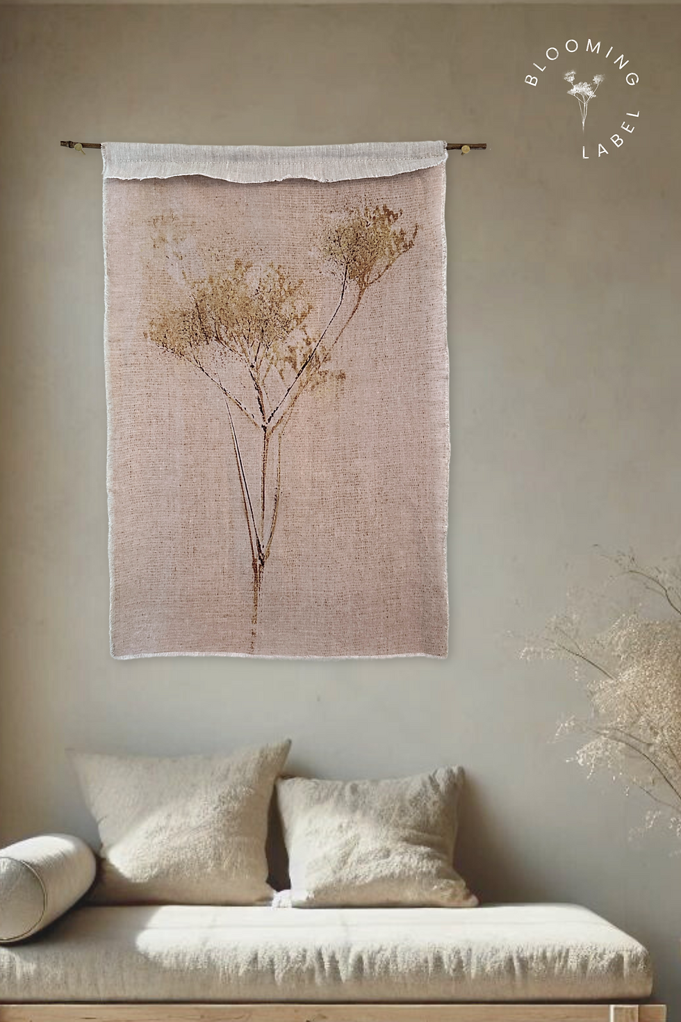Thumbnail: SILHOUETTE OCRE ~ Op Linnen
