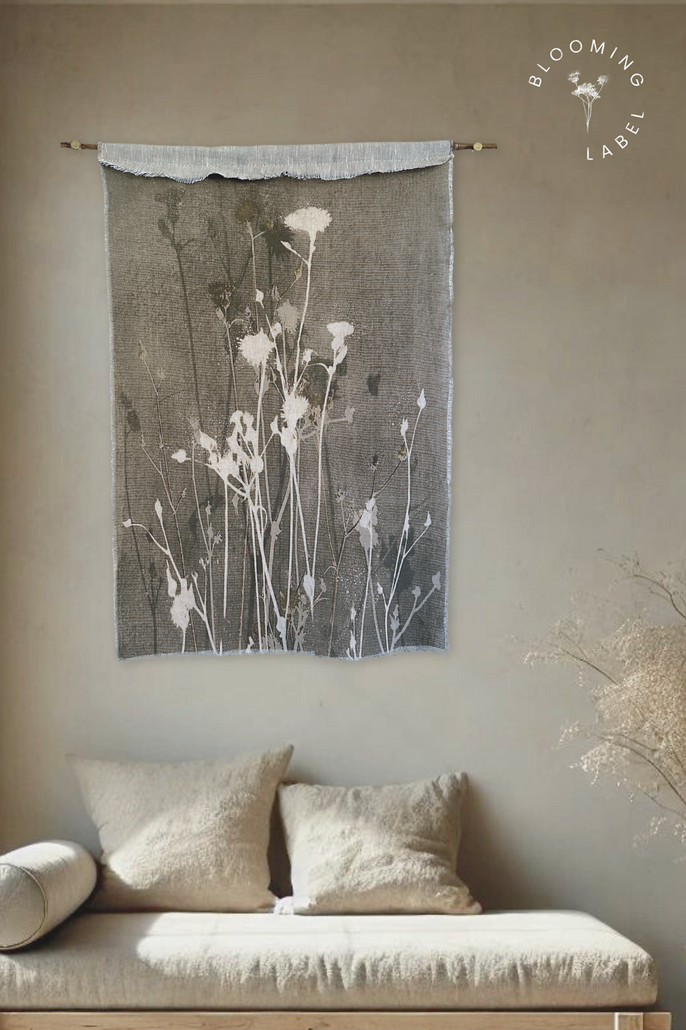 Thumbnail: QUIET RESOURCE - GREENISH GREY~ Op Linnen