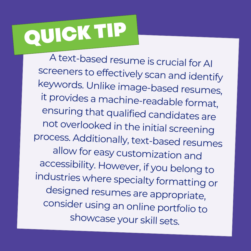 Quick tip in resume building. Choose the right resume type—chronological for steady experience, functional for skills-focused, or hybrid for flexibility.