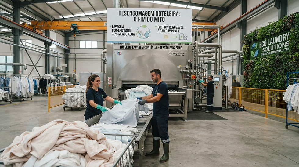 Desfazer o mito sobre a desengomagem da roupa hoteleira