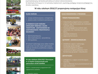 DNI OTWARTE SZKOŁY 6 kwietnia 2016