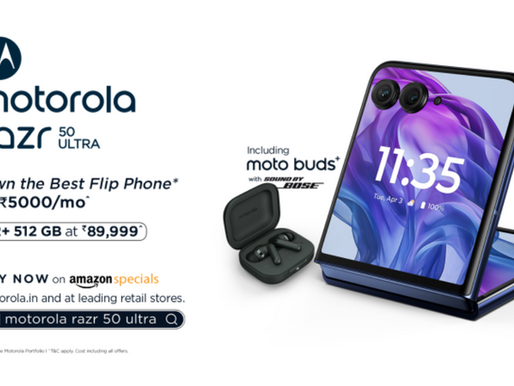 motorola razr 50 ultra Featuring the Largest and Most Intelligent External Display and the Only Flip Phone with Google’s Gemini AI on the External Display, Goes on Sale