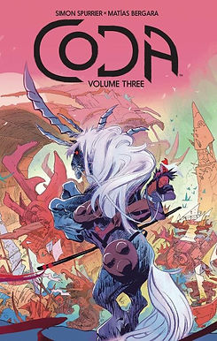 cover art for Coda Vol.3 indie comic book