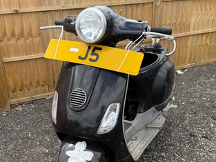 Rare J5 Plate and Damaged Scooter Auctioned for £350,000