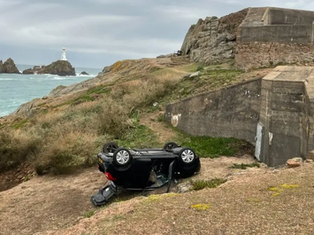 Chest injuries caused death of woman in car cliff fall