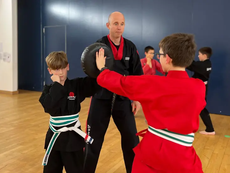 Kickboxing helping children learn more resilience