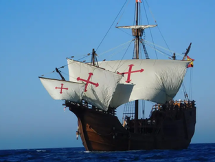 Replica Columbus flagship arrives in Jersey