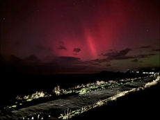 The Northern Lights are visible tonight