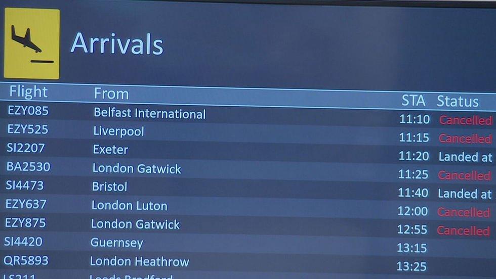 Jersey flights disrupted by UK air traffic control fault