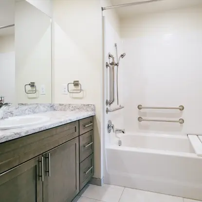 Colorado Springs Affordable Housing Bentley Commons Bathroom