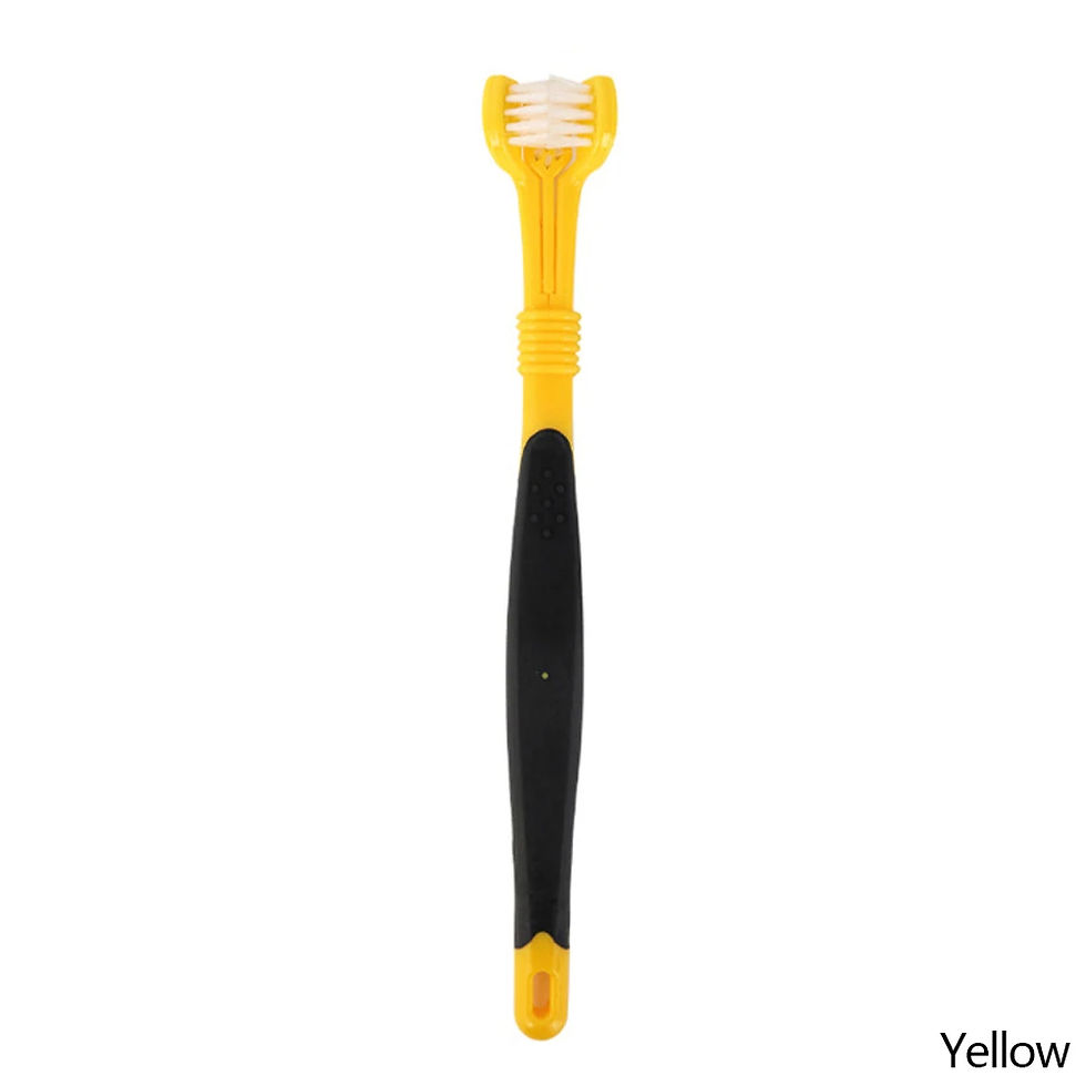Miniatura: Three Sided Pet Toothbrush Three-Head Multi-angle Toothbrush Cleaning Dog Cat Br