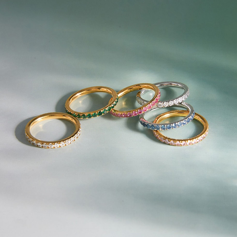 Thumbnail: Color Zircon Ring Collection