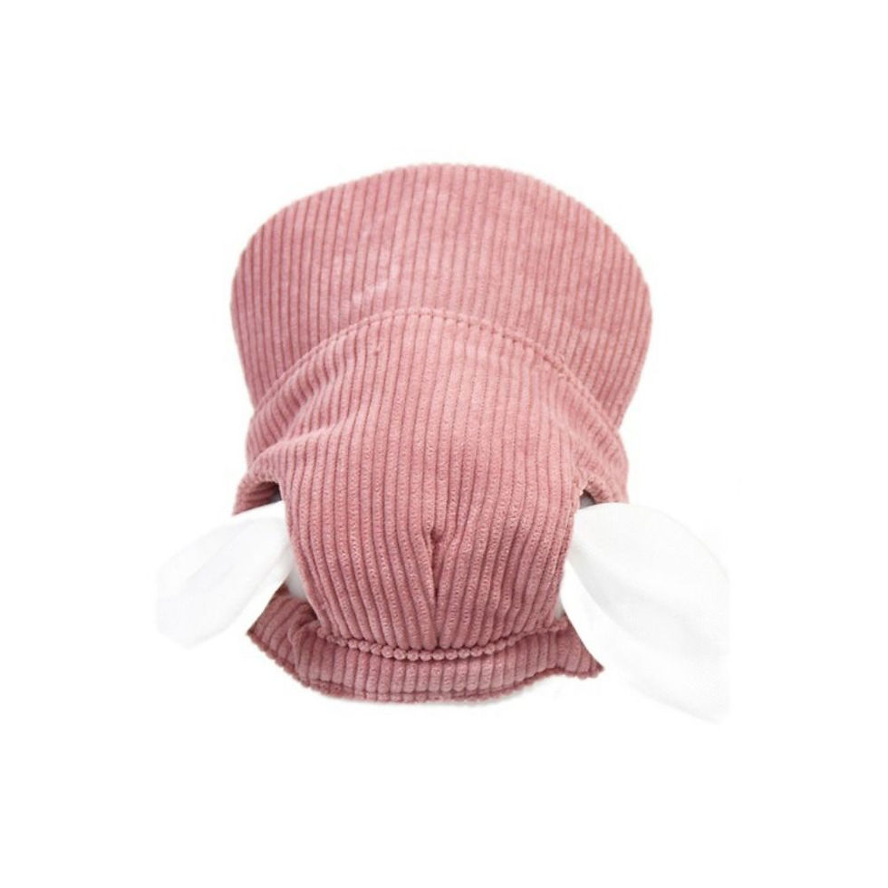 Thumbnail: Fashion Adjustable Dog Baseball Cap Soft Breathable Pet Sun Hat with Ear Holes D
