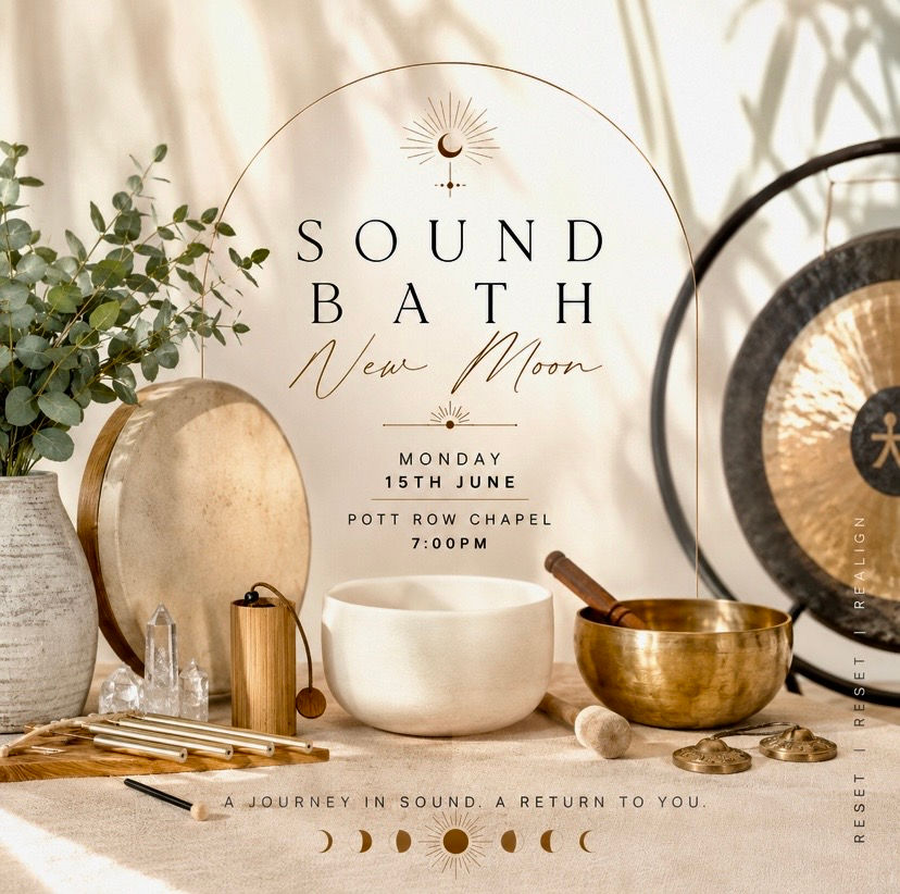 New Moon Sound Bath - A Quiet Reset - Mon 15th June