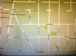 Mapa urbano - Calles