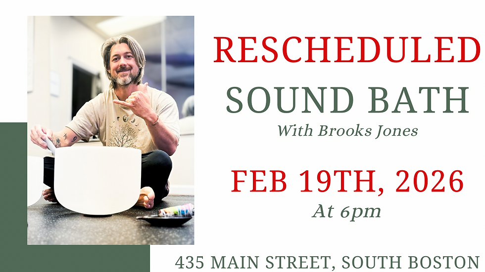 Sound Bath with Brooks