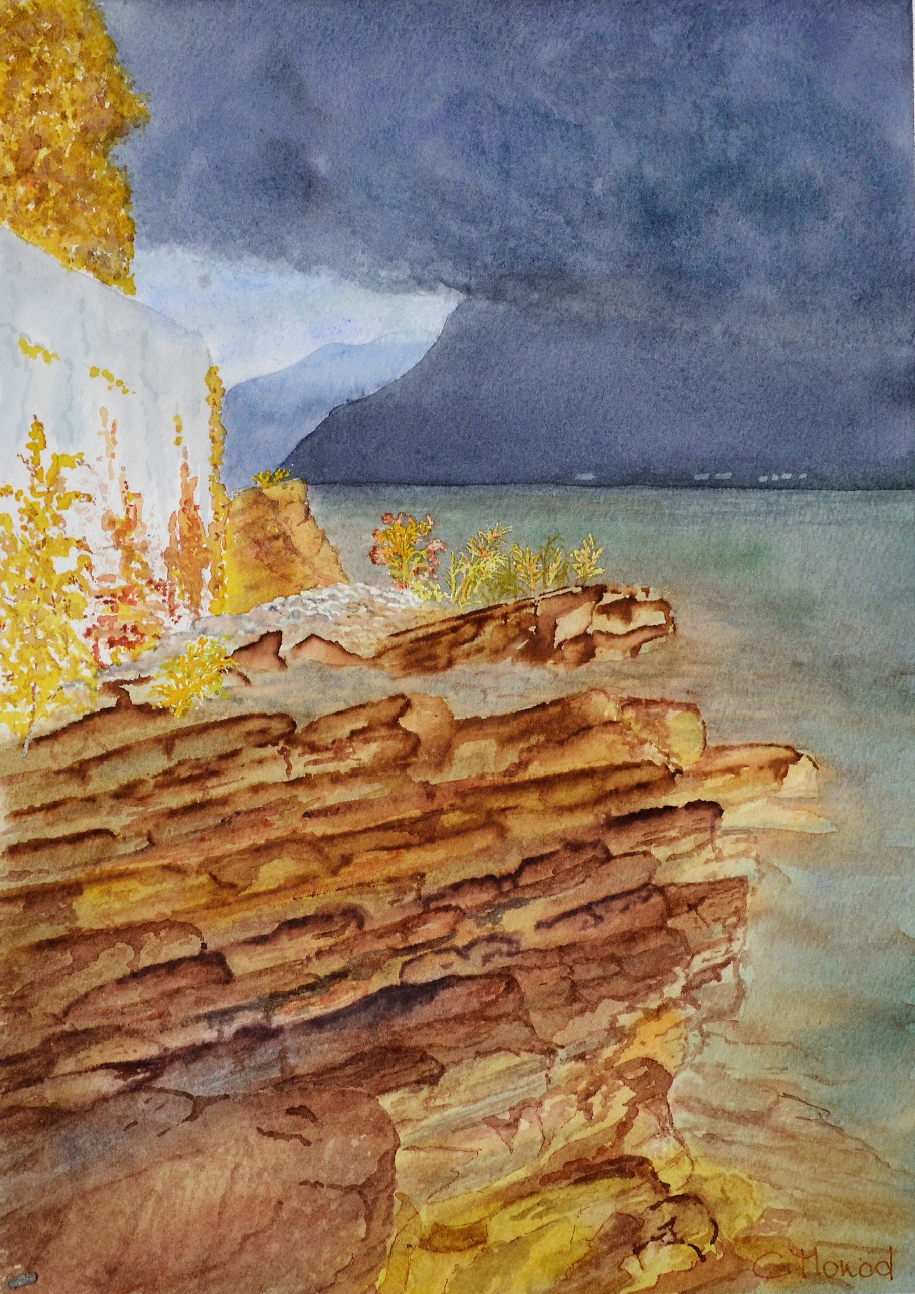 Après l'orage à la Becque