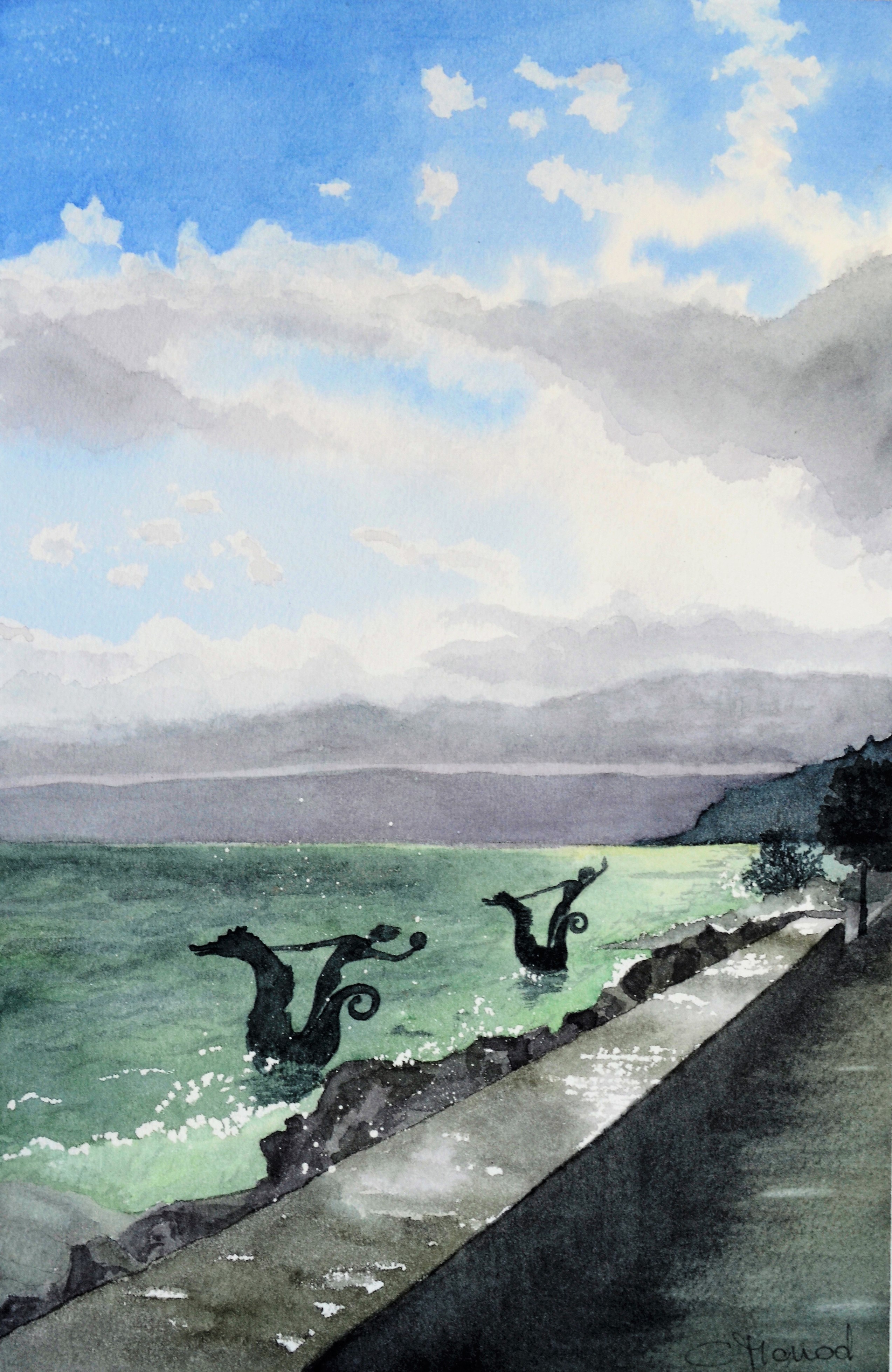 Jeux de vagues