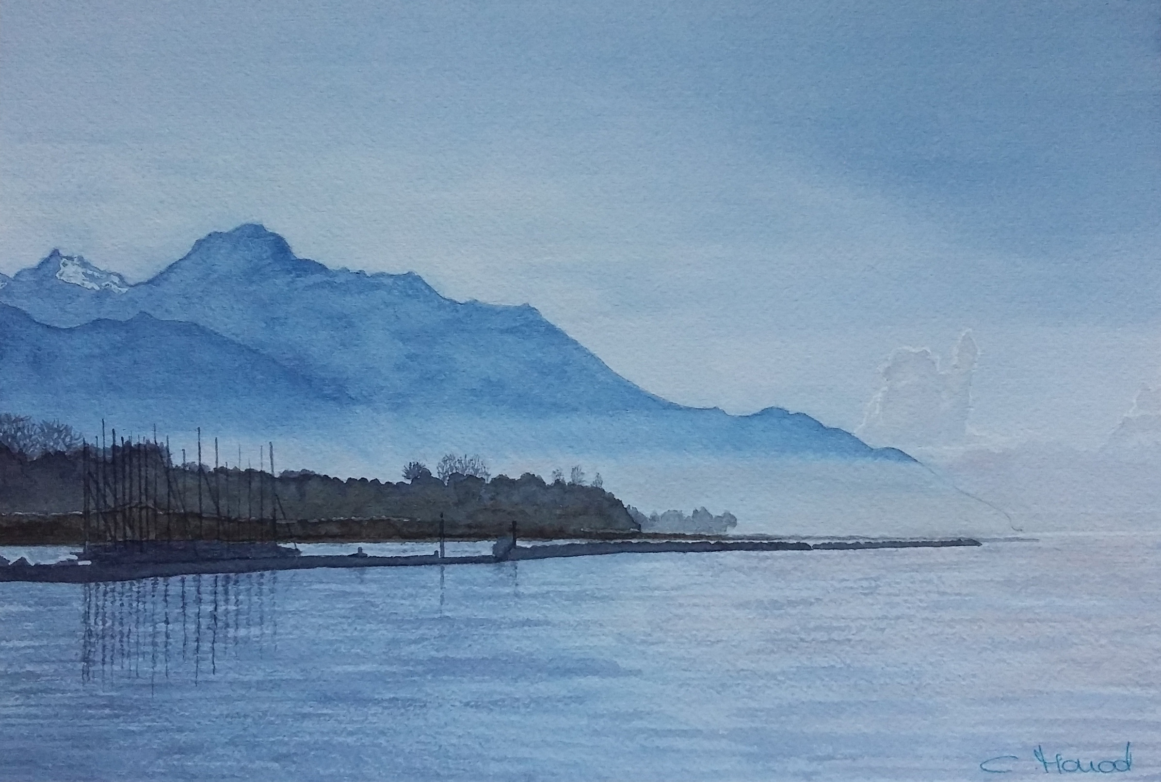Brume sur le Chablais valaisan