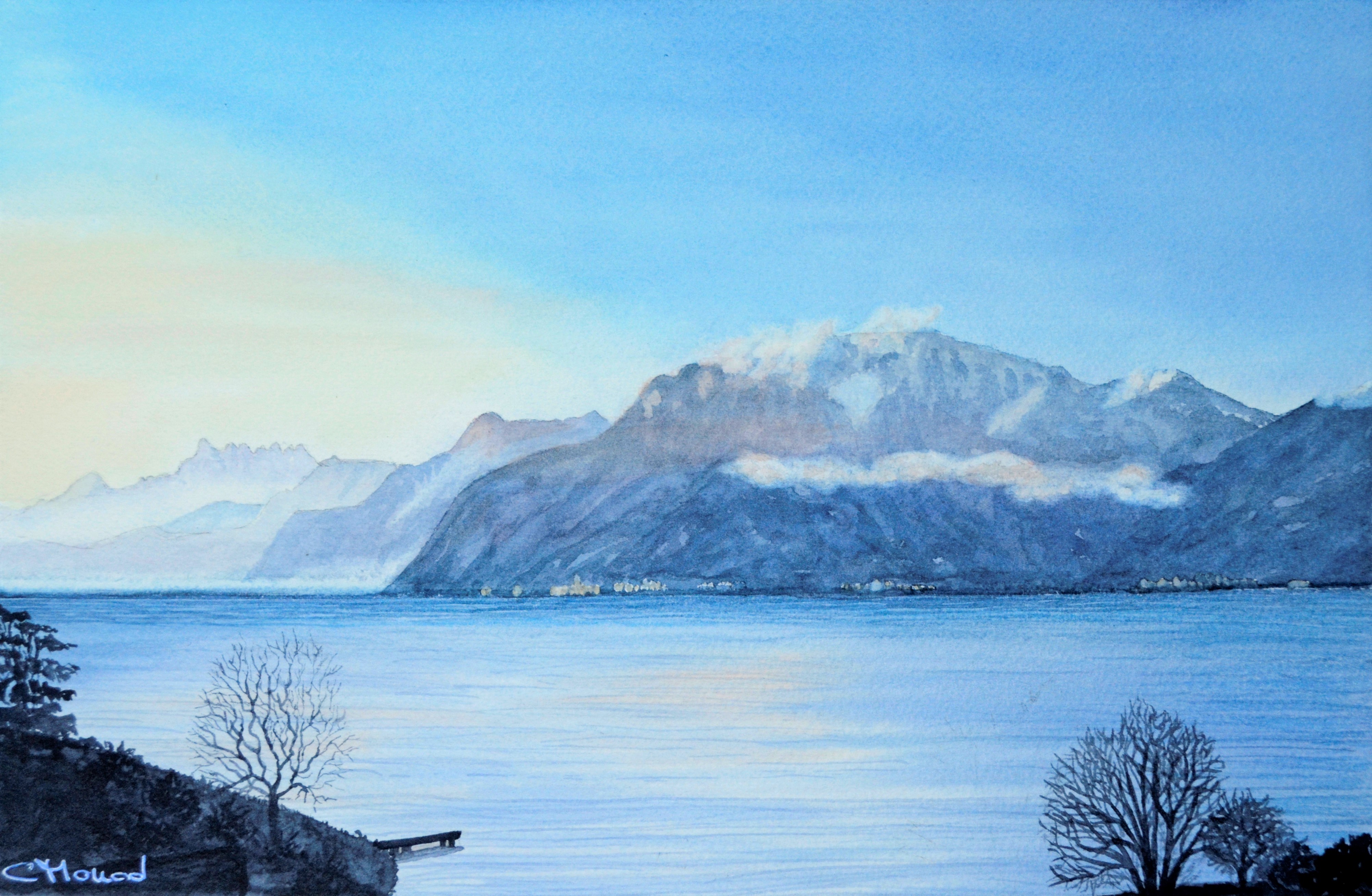 Entre lac et montagnes