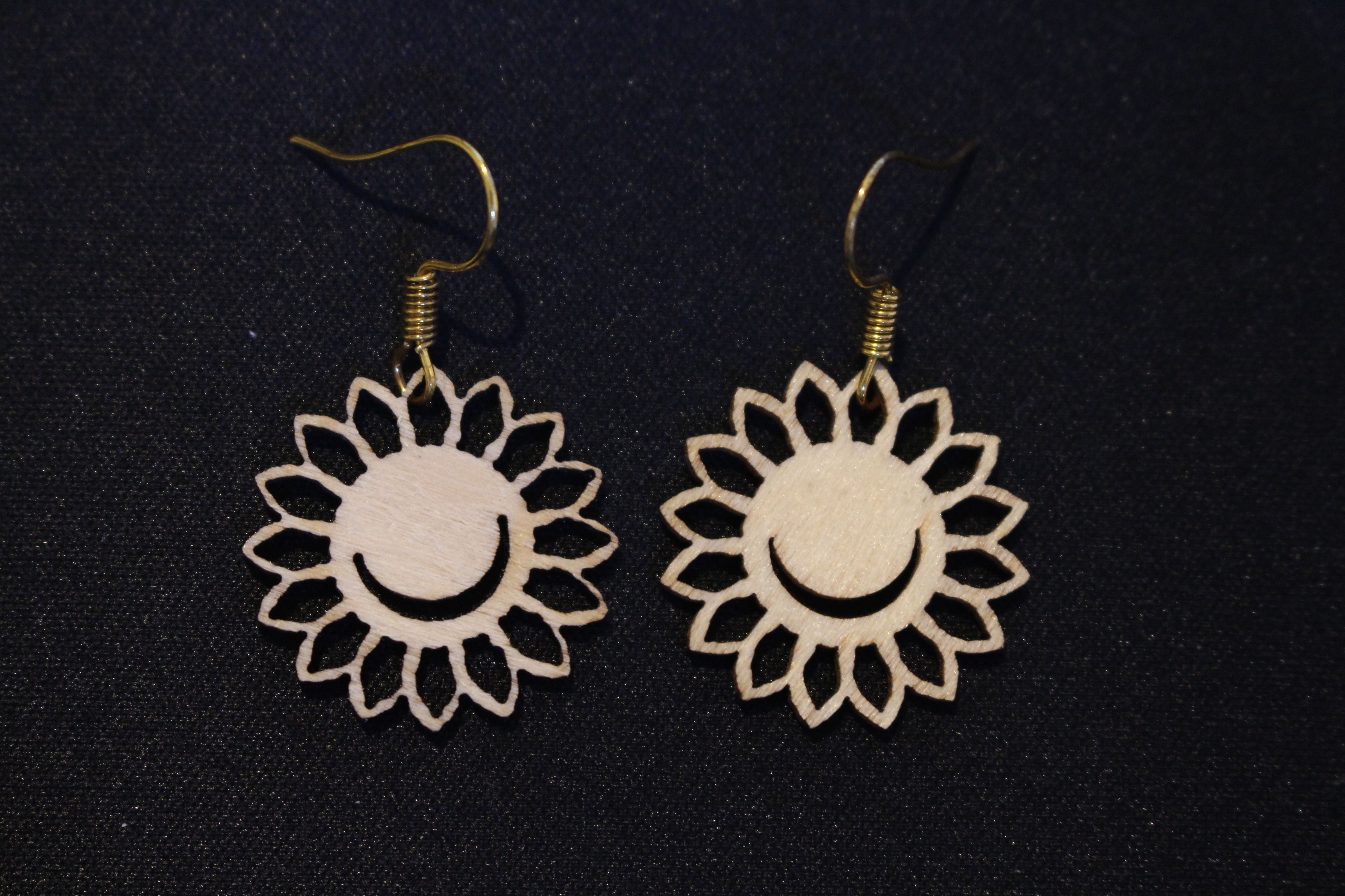 Sunflowers with smiles (earrings)
