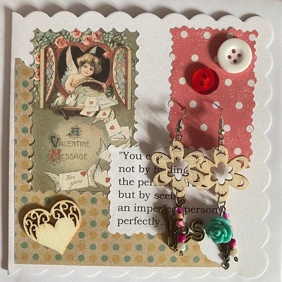 Earrings "For you" + gift card