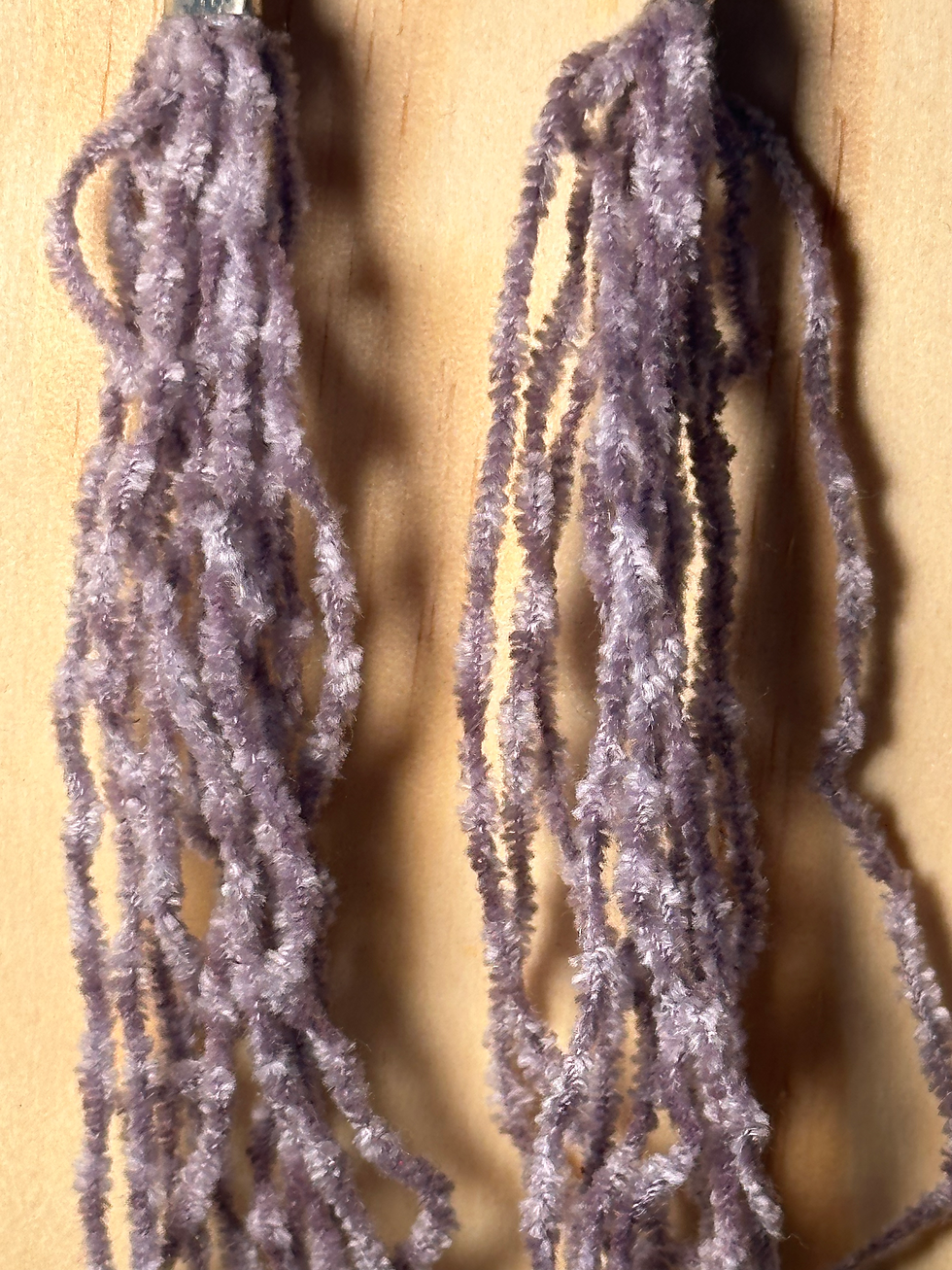 Purple velvet (earrings)