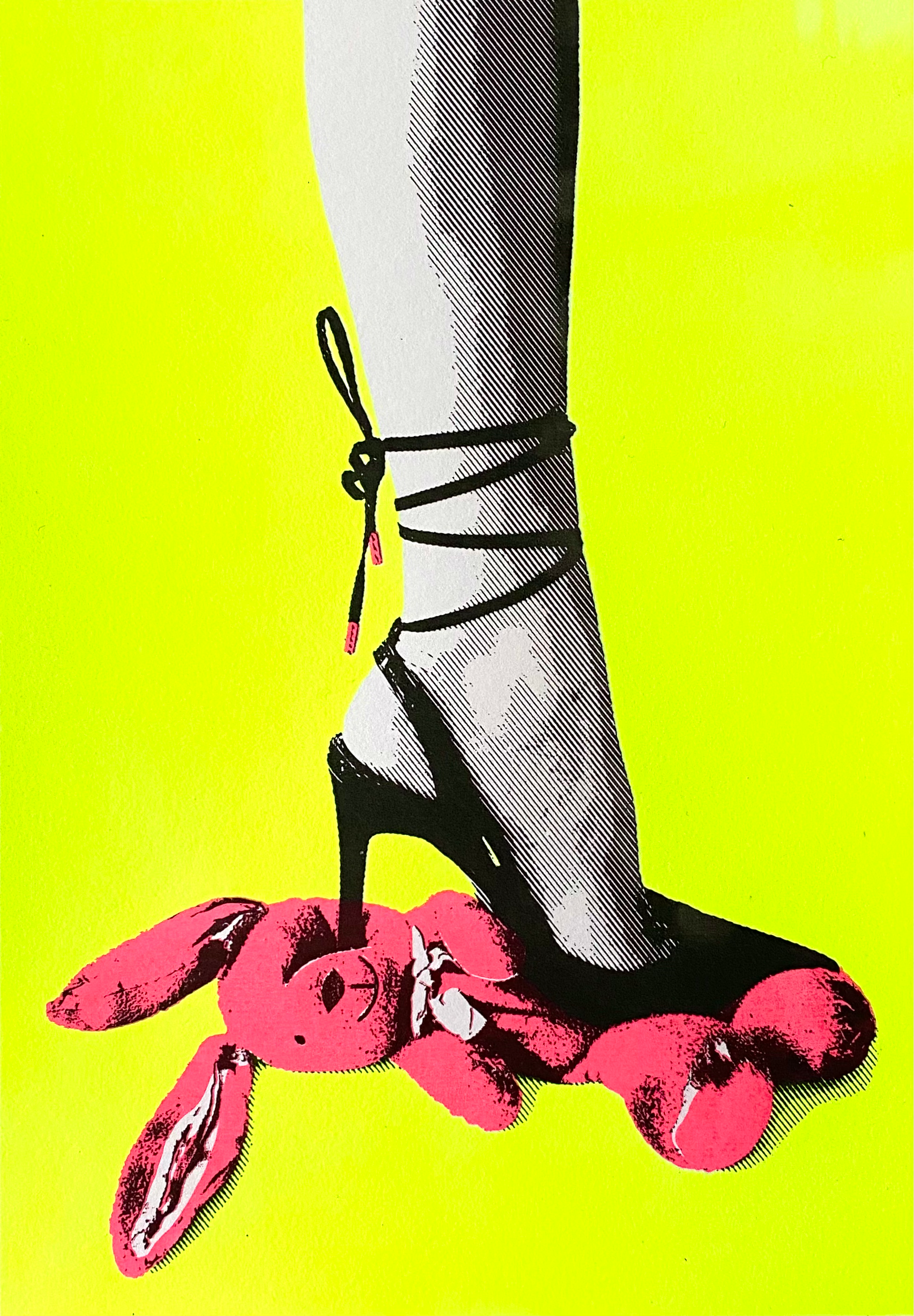 Lucky Rabbit's Foot - Signed Original Screen print