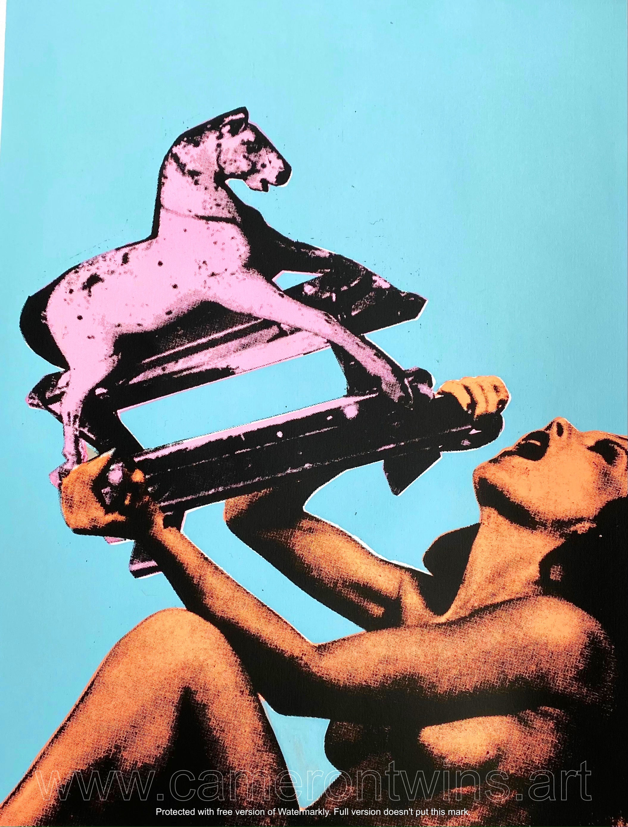 'Rockin' n Rollin' in Black' - Hand pulled Screenprint - Limited Edition of 15