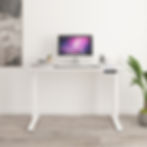 Height Adjustable Desk - Sit / Stand Desk - White