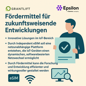 GrantLift x Epsilon: Fördermittel für zukunftsweisende Entwicklungen