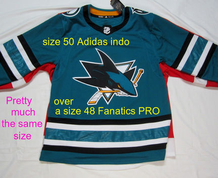 48 F Pro under a 50 Adidas