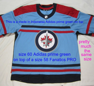 58 F Pro under a 60 Adidas