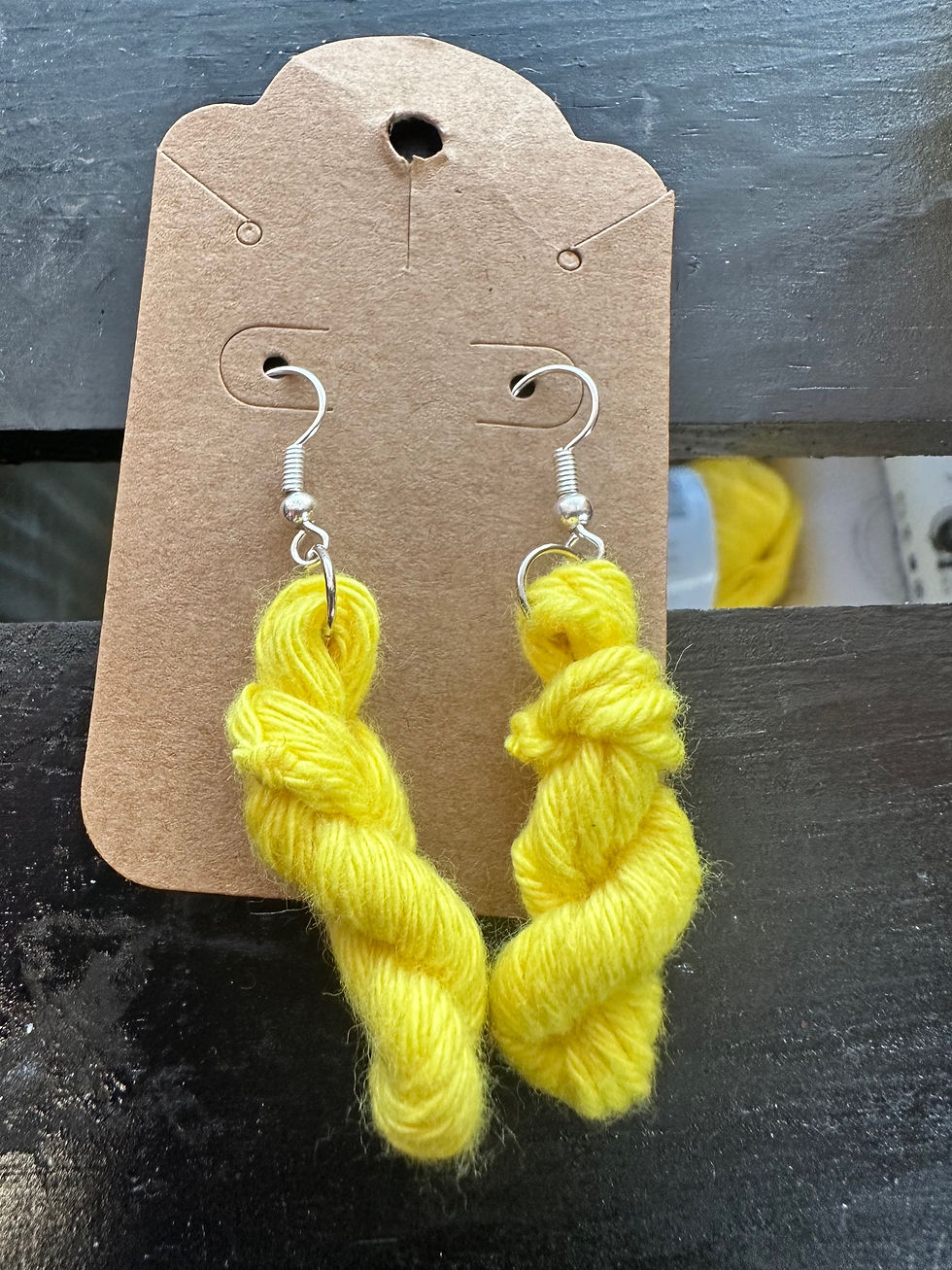 Thumbnail: Yarn Skein Earrings 