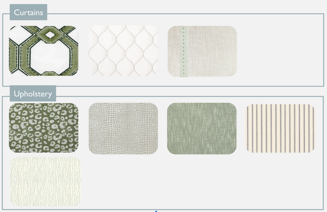 Fabric & Upholstery Sample Board