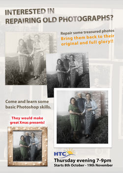 Poster advertising Photoshop course