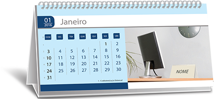 Calendários Wireo - 03 Medidas