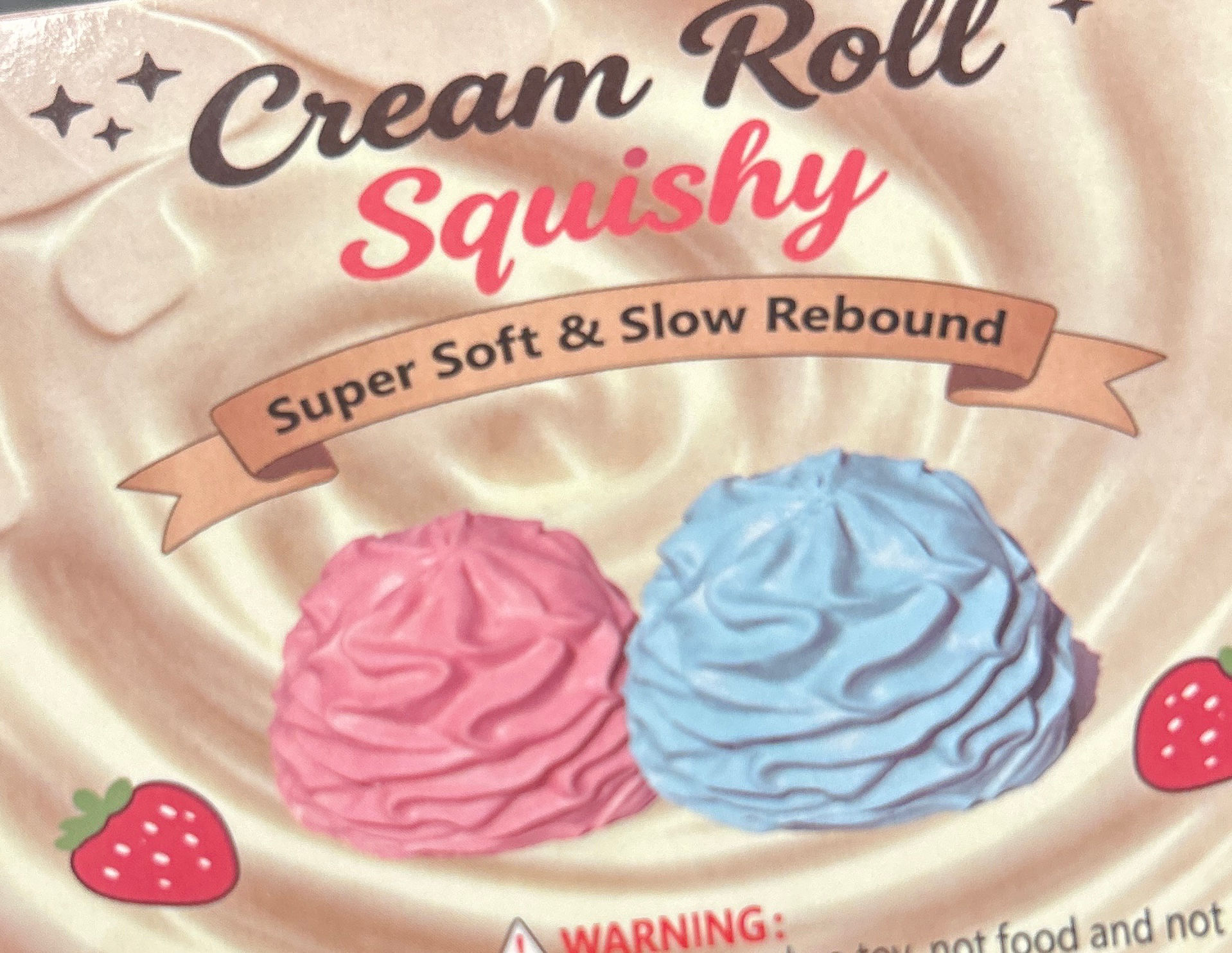 Crunchy Cream Roll Crunch Squishy Stress Toy