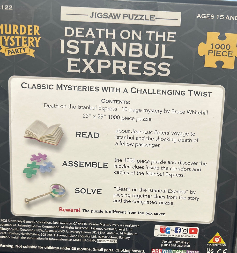 Thumbnail: Murder Mystery Party Death on the Istanbul Express
